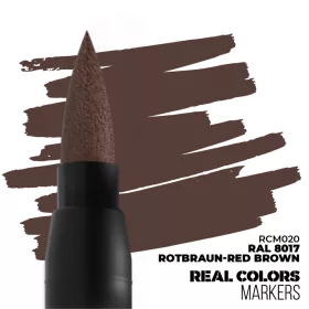   AK Interactive RCM020 RAL8017 ROTBRAUN-RED BROWN - RC MARKER - akril festékfilc makettezéshez