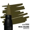 AK Interactive RCM021 OLIVE DRAB - RC MARKER - akril festékfilc makettezéshez