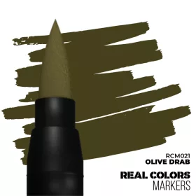   AK Interactive RCM021 OLIVE DRAB - RC MARKER - akril festékfilc makettezéshez