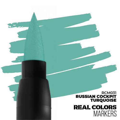 AK Interactive RCM031 RUSSIAN COCKPIT TURQUOISE - RC MARKER - akril festékfilc makettezéshez