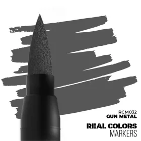   AK Interactive RCM032 GUN METAL - RC MARKER - akril festékfilc makettezéshez