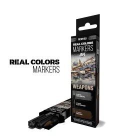   AK Interactive RCM103 WEAPONS - RC MARKER - akril festékfilc készlet makettezéshez