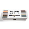 AK Interactive RCM150 SPECIAL BOX RC MARKERS - 34 units - akril festékfilc-készlet makettezéshez