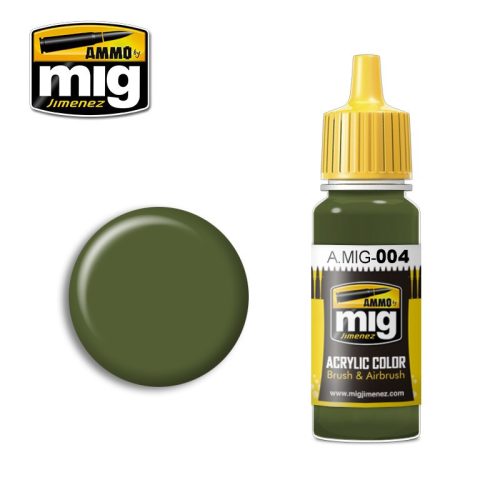 A.MIG-0004 RAL 6011 B Rezeda zöld - RESEDAGRÜN makett festék