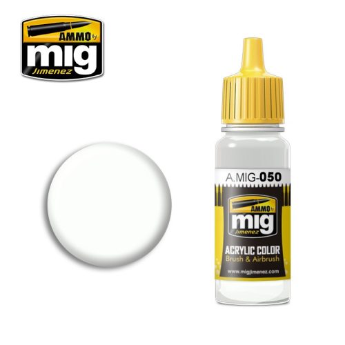 A.MIG-0050 Matt fehér - MATT WHITE makett festék