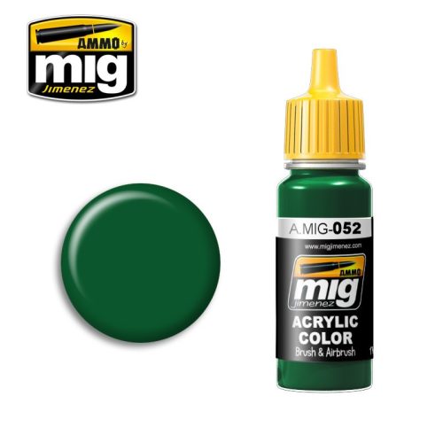 A.MIG-0052 Mélyzöld - DEEP GREEN makett festék
