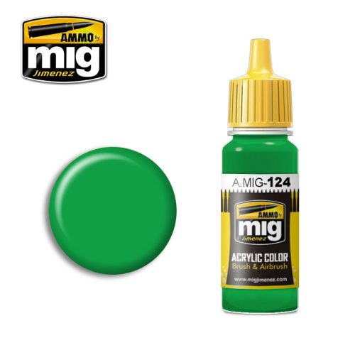 A.MIG-0124 Limezöld - LIME GREEN makett festék