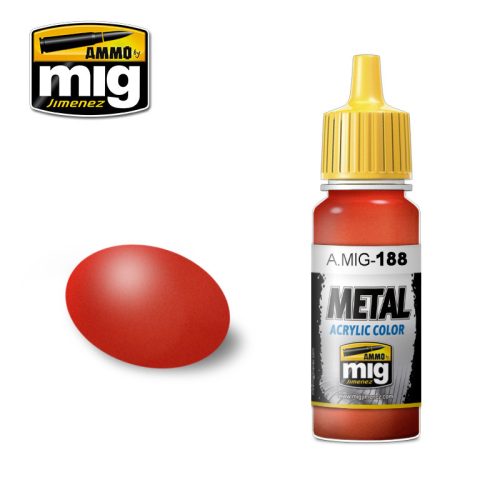 A.MIG-0188 Metálfényű vörös - METALLIC RED makett festék