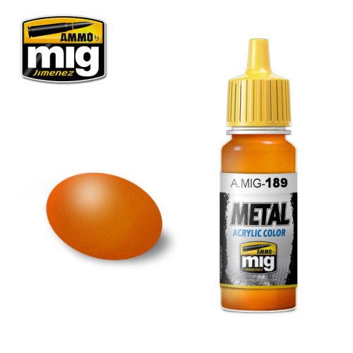 A.MIG-0189 Metálfényű narancs - METALLIC ORANGE makett festék