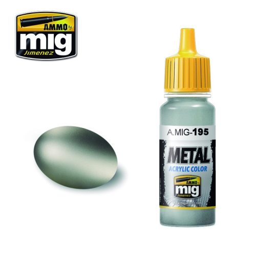 A.MIG-0195 Metálfényű ezüst - SILVER makett festék