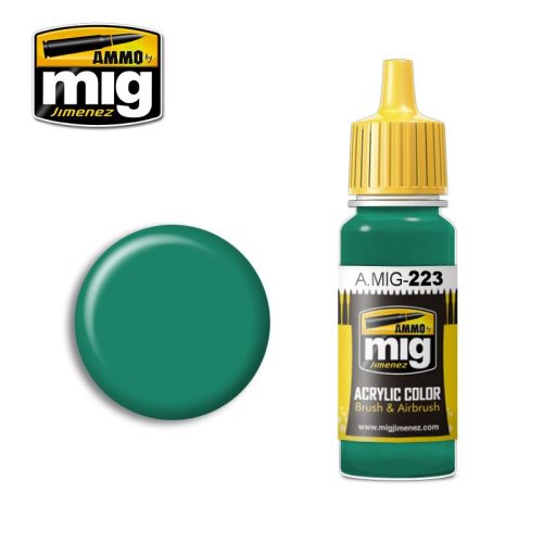 A.MIG-0223 INTERIOR TURQUOISE GREEN makett festék