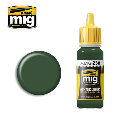 A.MIG-0238 FS 34092 MEDIUM GREEN makett festék