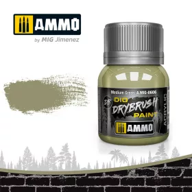 A.MIG-0606 DRYBRUSH Medium Green - Szárazecseteléshez