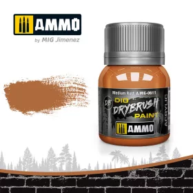 A.MIG-0611 DRYBRUSH Medium Rust - Szárazecseteléshez