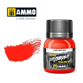 A.MIG-0643 DRYBRUSH Red - Szárazecseteléshez