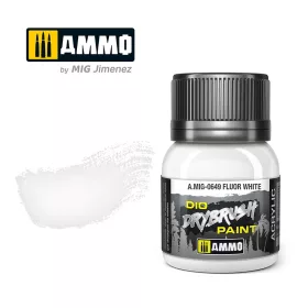 A.MIG-0649 DRYBRUSH Fluor White - Szárazecseteléshez