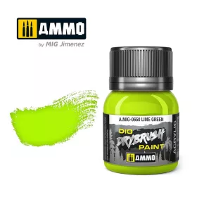 A.MIG-0650 DRYBRUSH Lime Green - Szárazecseteléshez