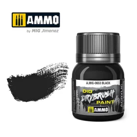 A.MIG-0653 DRYBRUSH Black Brown - Szárazecseteléshez