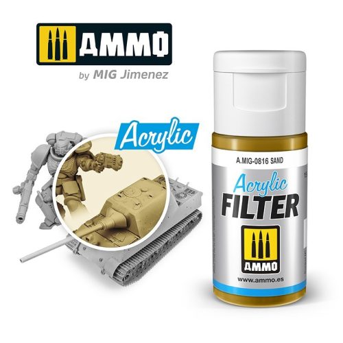 A.MIG-0816 Akril homokszínű filter - FILTER Sand