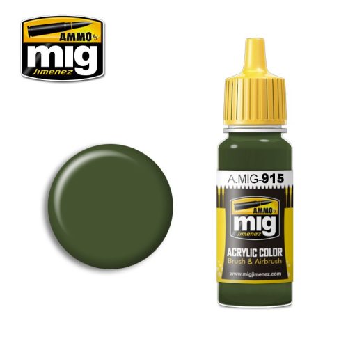 A.MIG-0915 Sötétzöld árnyékoló - DARK GREEN SHADOW (BS241) makett festék