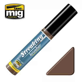 A.MIG-1250 Streaking Brushers - Medium Brown