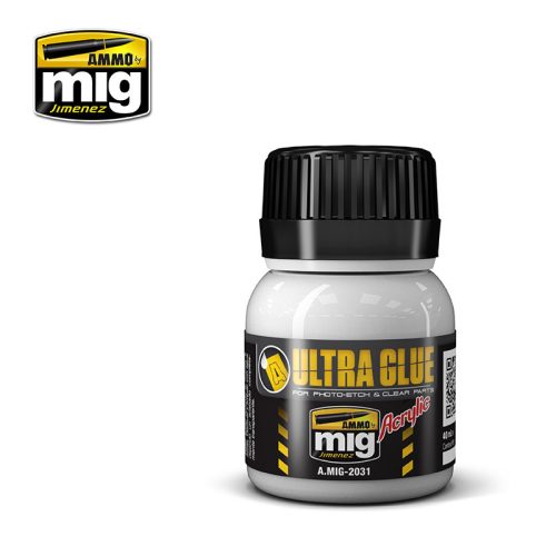 A.MIG-2031 ULTRA GLUE - FOR ETCH, CLEAR PARTS & MORE (acrylic waterbase glue)
