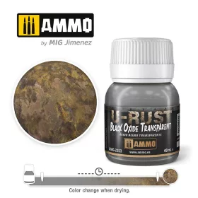   A.MIG-2253 Rozsdahatás - U-RUST Black Oxide Transparent (40ml)