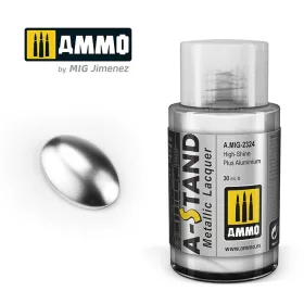   A.MIG-2324 A-STAND High-Shine Plus Aluminium - Metallic Lacquer makett festék