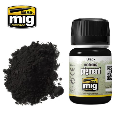 A.MIG-3001 Fekete pigmentpor - BLACK PIGMENT