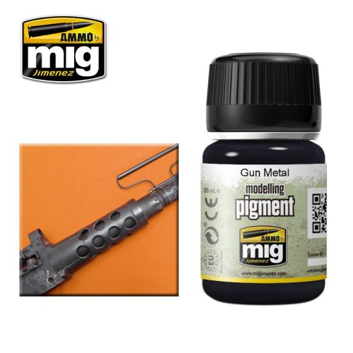 A.MIG-3009 Fegyver fémszín (pigmentpor) - GUN METAL