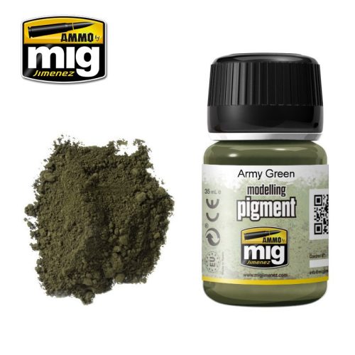 A.MIG-3019 Katonai zöld (pigmentpor) - ARMY GREEN