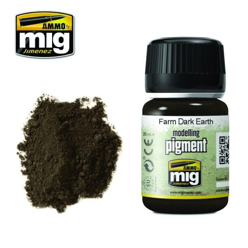 A.MIG-3027 Vidéki sötét föld (pigmentpor) - FARM DARK EARTH pigment