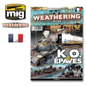   A.MIG-4258 The Weathering Magazine ISSUE 9. K.O. ET EPAVES FRANÇAIS