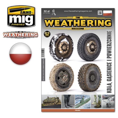 A.MIG-4524PO The Weathering Magazine Issue 25. WHEELS, TRACKS & SURFACES (POLISH)