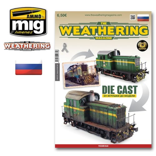 A.MIG-4772 The Weathering Magazine ISSUE 23. DIE CAST: FROM TOY TO MODEL (RUSSIAN)