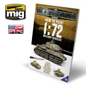   A.MIG-6019 HOW TO PAINT 1:72 MILITARY VEHICLES (Angol nyelvű könyv)