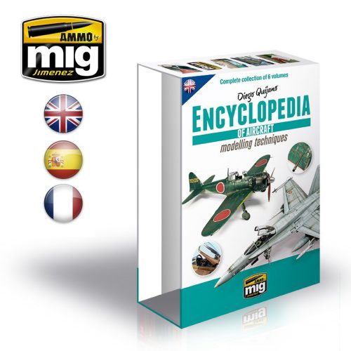 A.MIG-6049E Exluzív Tároló az ENCYCLOPEDIA OF AIRCRAFT MODELLING TECHNIQUES sorozat könyvei