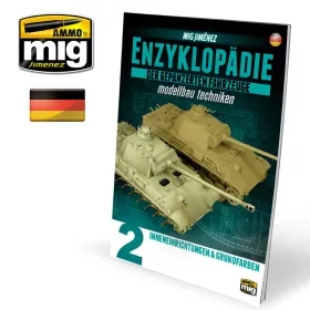   A.MIG-6181 ENCYCLOPEDIA OF ARMOUR MODELLING TECHNIQUES VOL. 2 - INTERIORS & BASE COLOUR GERMAN