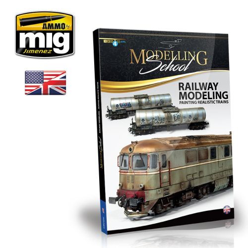 A.MIG-6250 MODELLING SCHOOL - RAILWAY MODELING: PAINTING REALISTIC TRAINS ENGLISH