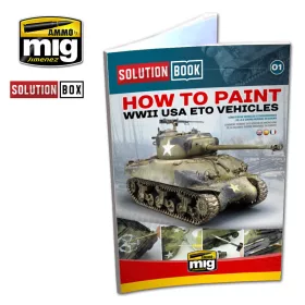   A.MIG-6500 WW II AMERICAN ETO SOLUTION BOOK - MULTILINGUAL BOOK