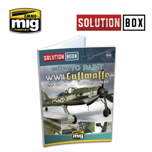 A.MIG-6502 WWII LUFTWAFFE LATE FIGHTERS SOLUTION BOOK - MULTILINGUAL BOOK