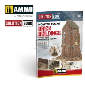   A.MIG-6510 How to Paint Brick Buildings - Colors & Weathering System Solution Book (Multilingual)