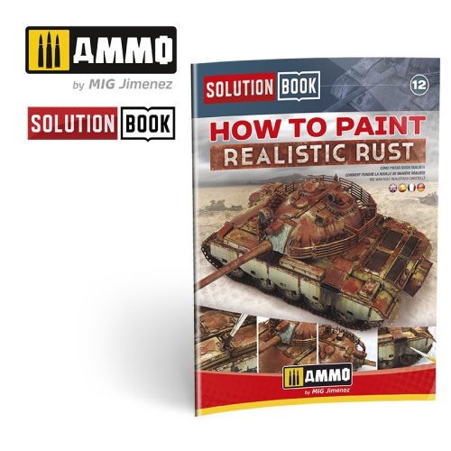 A.MIG-6519 How to Paint Realistic Rust SOLUTION BOOK - MULTILINGUAL