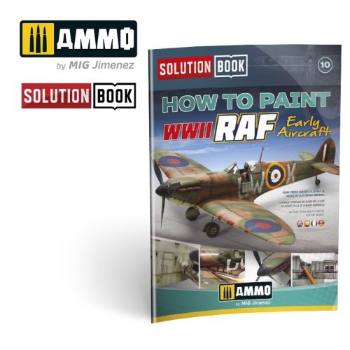 A.MIG-6522 How to Paint How to Paint WWII RAF Early Aircraft SOLUTION BOOK - MULTILINGUAL