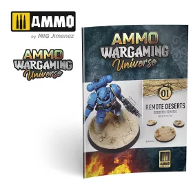   A.MIG-6920 AMMO WARGAMING UNIVERSE Book 01 - Remote Deserts (English, Castellano, Polski) - kiadvány makettezéshez