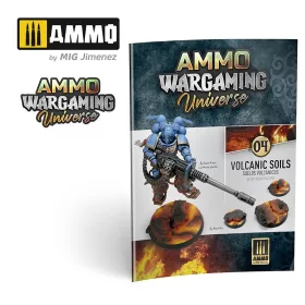   A.MIG-6923 AMMO WARGAMING UNIVERSE Book 04 - Volcanic Soils  (English, Castellano, Polski) - kiadvány makettezéshez