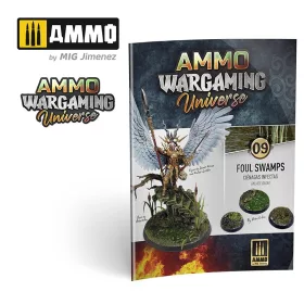   A.MIG-6928 AMMO WARGAMING UNIVERSE Book 09 - Foul Swamps (English, Castellano, Polski) - kiadvány makettezéshez