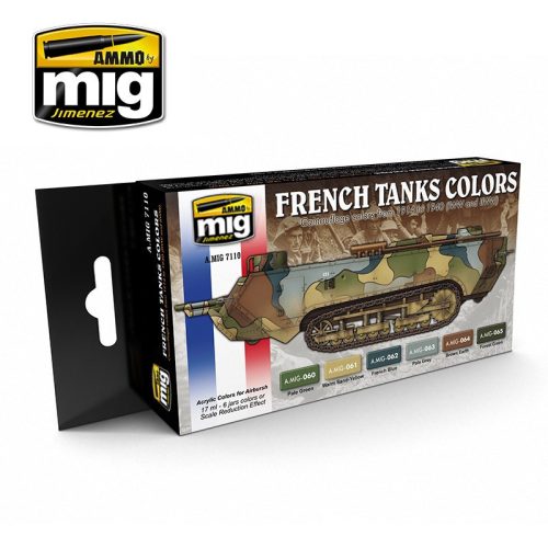A.MIG-7110 I. és II. világháborús Francia álcaszínek - WW I & WW II French Camouflage Col