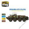 A.MIG-7125 UKRAINE ATO COLORS akril festékkészlet