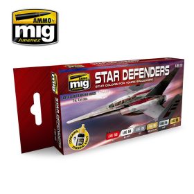   A.MIG-7130 STAR DEFENDERS SCI-FI COLORS akril festékkészlet